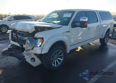 2014 Ford F-150 Platinum z USA, uszkodzony, nr VIN 1FTFW1ET8EFA84476